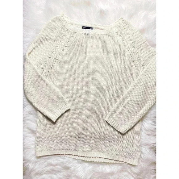 ⭐️ 5 for $25 ⭐️ Off-White H&M Sweater - Picture 1 of 5